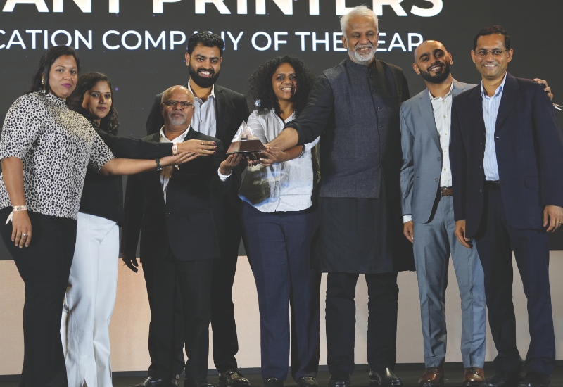 Brilliant Printers wins the Book Education Company of the Year
